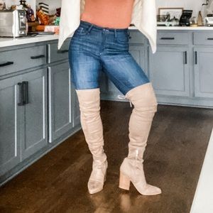 Marc fisher over the knee suede boots